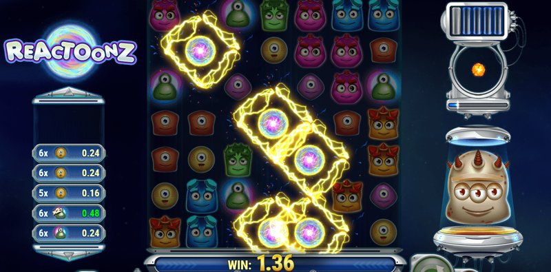 Présentation de reactoonz slot recension Présentation de reactoonz slot recension